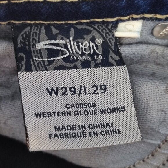Silver Jeans Suki Skinny women's size 29/29 dark wash blue colour straight leg - Picture 7 of 15